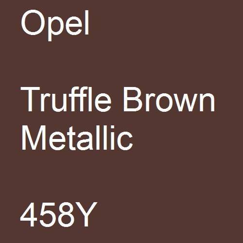 Opel, Truffle Brown Metallic, 458Y.